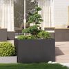 vidaXL Planter Black 120x80x80 cm Steel