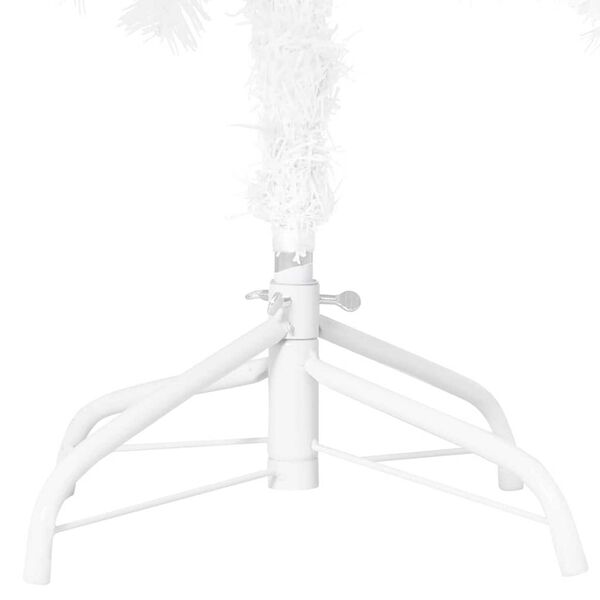 vidaXL Artificial Pre-lit Christmas Tree with Ball Set White 240 cm