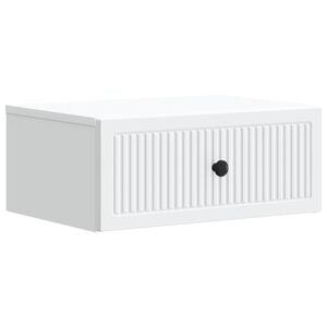 vidaXL Bedside Cabinet White 49 x 34.5 x 20 cm Engineered Wood