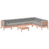 vidaXL 8 Piece Garden Sofa Set with Cushions Solid Wood Douglas Fir