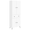 vidaXL 2 pcs White