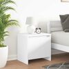 vidaXL Bedside Cabinets 2 pcs White 45x34x44.5 cm Engineered Wood