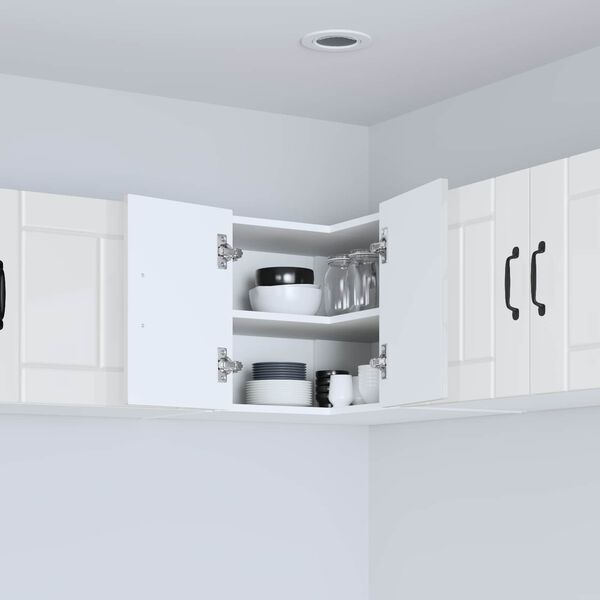 vidaXL Kitchen Cabinet High Gloss White 57 x 57 x 40 cm