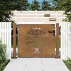 vidaXL Garden Gate 105x180 cm Corten Steel Tree Design