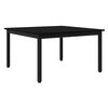 vidaXL Coffee Table Black Oak 80 x 80 x 45 cm Engineered Wood