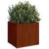 vidaXL Planter 49x47x46 cm Corten Steel