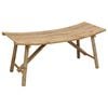 vidaXL Garden Bench 110 x 45 x 50 cm Bamboo Natural Rectangular