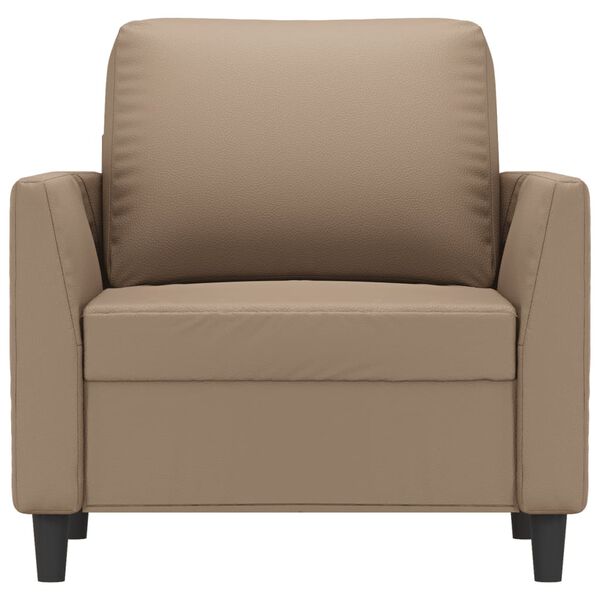 vidaXL Sofa Chair Cappuccino 60 cm Faux Leather