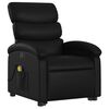 vidaXL Electric Stand up Massage Recliner Chair Black Faux Leather