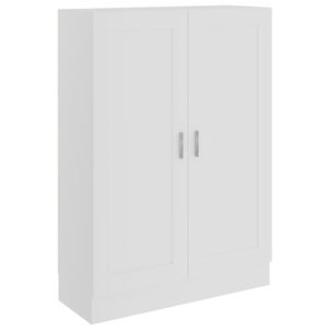 vidaXL Book Cabinet White 82,5x30,5x115 cm Engineered Wood