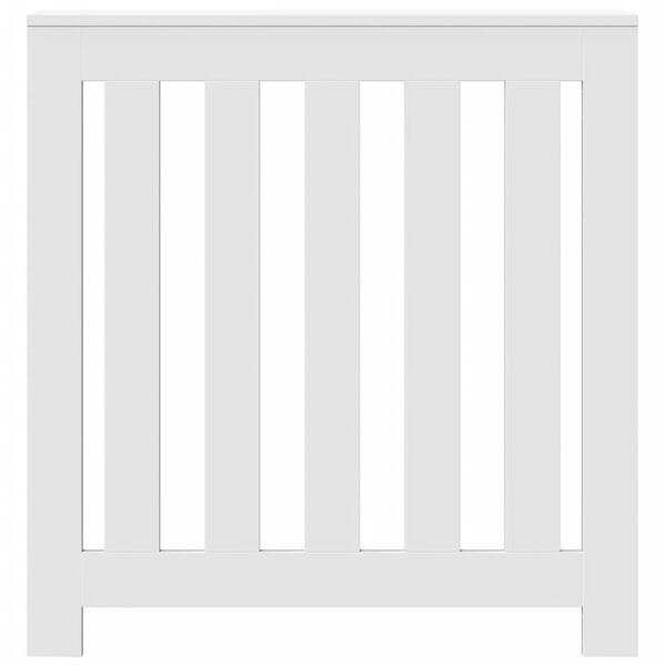 vidaXL Radiator Cover White 78x20x82 cm Engineered Wood