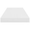 vidaXL Floating Wall Shelf High Gloss White 60x23.5x3.8 cm MDF