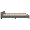 vidaXL Bed Frame without Mattress Dark Grey 152x203 cm Queen Velvet