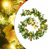 vidaXL Christmas Garland | Green, Silver, Red | PVC | 2.7 m | Christmas Garland