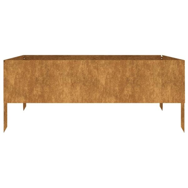 vidaXL Garden Raised Bed 100x100x41 cm Corten Steel