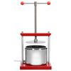 vidaXL Fruit and Wine Press Stainless Steel 6 L