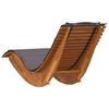 vidaXL Sun Lounger 2 pcs Brown 60 x 154 x 74cm Solid Acacia wood