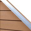 vidaXL Fence Panel WPC 105x(105-185) cm Brown