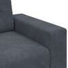 vidaXL 3-Seater Sofa Dark Grey 180 cm Velvet