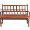 vidaXL Garden Bench 120 cm Solid Acacia Wood