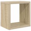 vidaXL Wall Cube Shelves 6 pcs Sonoma Oak 22x15x22 cm