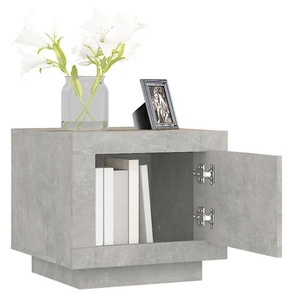 vidaXL Coffee Table Concrete Grey 51x50x45 cm Engineered Wood