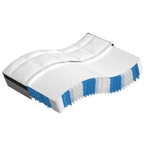 vidaXL Pocket Spring Mattress Medium Plus 137x190 cm Double Size