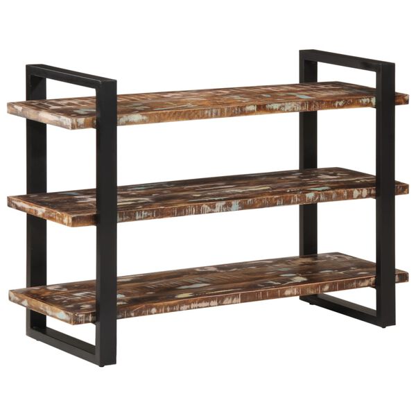 vidaXL Sideboard 110x40x75 cm Solid Wood Reclaimed and Iron