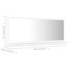 vidaXL Bathroom Mirror White 90x10.5x37 cm Engineered Wood