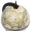 vidaXL Tabletop Globe Bar Wine Stand Eucalyptus Wood Green
