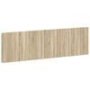 vidaXL Wall-Mounted Headboard ZWOLLE Sonoma Oak Engineered Wood