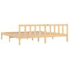 vidaXL Bed Frame without Mattress Solid Wood Super King Size