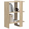 vidaXL Bookshelf Sonoma Oak 52 x 25 x 71.5 cm Engineered Wood