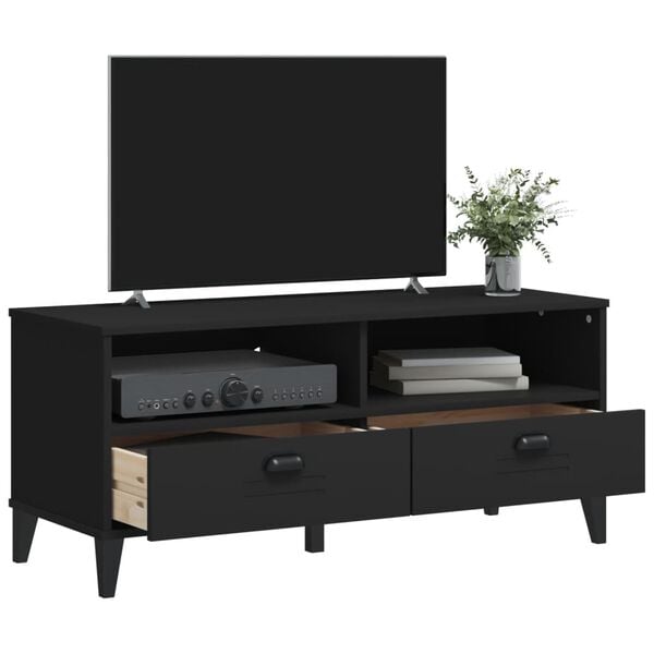 vidaXL TV Cabinet VIKEN Black Engineered Wood