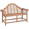 vidaXL Garden Bench 127x58.5x92.5 cm Solid Wood Teak