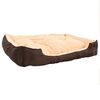 vidaXL Warm Dog Bed with Padded Cushion S