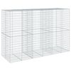 vidaXL Gabion Basket with Cover 300x100x200 cm Galvanised Iron