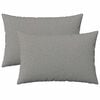vidaXL Cushion with Pillow HEERLEN 2 pcs Cloud Grey Fabric
