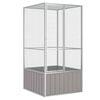 vidaXL Bird Cage | Grey | Galvanised steel | Large | Bird Cage | Rectangular
