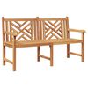 vidaXL Garden Bench Brown 150 x 60 x 90 cm Solid teak wood