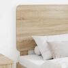 vidaXL Headboard with Headboard Sonoma Oak 90 cm Engineered wood