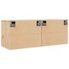 vidaXL Wall Cabinets 2 pcs 45x30x35 cm Solid Pinewood