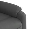 vidaXL Electric Recliner Chair Dark Grey Fabric