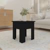 vidaXL Coffee Table Black 40x40x42 cm Engineered Wood
