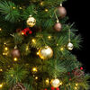 vidaXL Artificial Hinged Christmas Tree 150 LEDs & Ball Set 150 cm