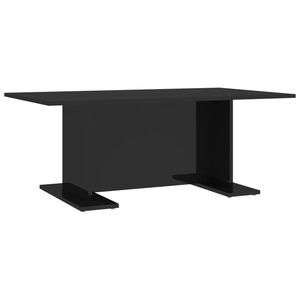 vidaXL Coffee Table | High gloss black | Engineered wood | Medium | Gloss Finish