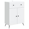 vidaXL Sideboard with Drawer White 66 x 34.5 x 90 cm Engineered Wood
