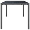 vidaXL Garden Table Anthracite 165x80x72 cm Steel