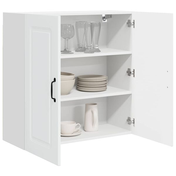 vidaXL Kitchen Cabinet Kalmar White 80 x 31 x 80 cm Engineered Wood