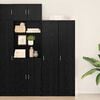 vidaXL Highboard Black Oak 40 x 42.5 x 185 cm